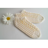 Socks Daisy - Knitting pattern short summer socks