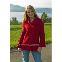 Sweater pullover Cranberry Strickanleitung Design Ekaterina Arndt wollefein-shop.ch