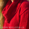 Pullover Cranberry - Strickanleitung. Stricke mit Anleitung Pullover, schlichtes Muster, A-Linie und Wassefallkragen