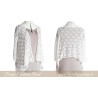 Knitting pattern Champagne Lace Jacket made from Cashmere and Silk. Design Ekaterina Arndt wollefein-shop.ch