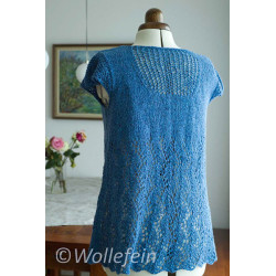 Top Blue Air Strickanleitung Design Ekaterina Arndt wollefein-shop.ch