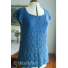 Top Blue Air Lightweight top for summer - Knitting Pattern in English