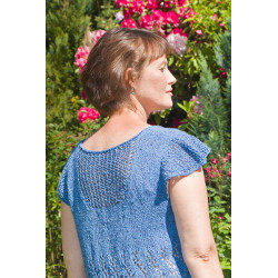 Top Blue Air - Sommertop mit Lochmuster PDF Strickanleitung