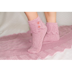 Socks Rose Quartz  - Download Knitting pattern by WOLEFEIN