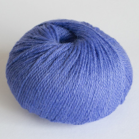 Indiecita DK Baby Alpaca Blau - 100% feinste luxuröse Babyalpaka aus Peru, 50 g / ca. 113 m / 124 yds, wollefein-shop.ch