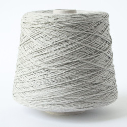 Cotton Linen cone ca. 800 g, colour grau, 100g / 280 m, wollefein-shop.ch