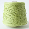 Cotton Silk Cone Green, 85% Organic Cotton, 15% Silk. ca. 800 g / ca. 2240 m. wollefein-shop.ch